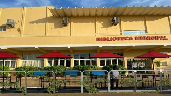 Prefeitura de Adamantina fará a implantação de projeto em frente à Biblioteca Municipal (Divulgação).