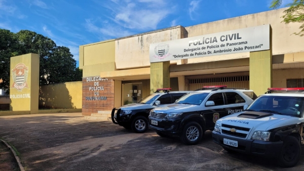 Delegacia da Polícia Civil de Panorama (Divulgação/PC).