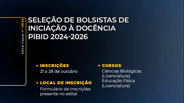 Centro Universitário de Adamantina abre inscrições para vagas de bolsistas do PIBID