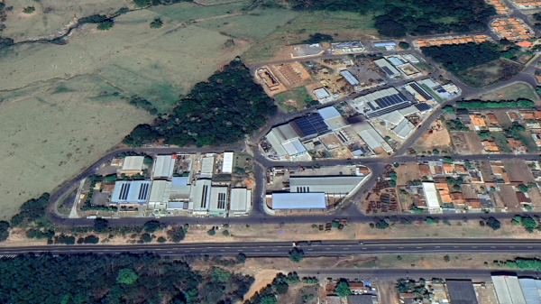 Distrito Industrial em Adamantina (Google Street View).