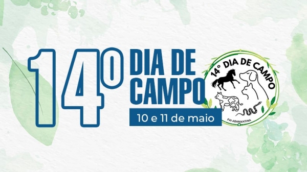 Dia de Campo ocorrerá em 10 e 11 de maio (Agência DCOM).