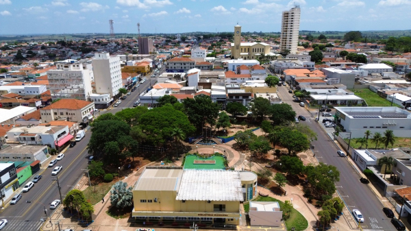 Adamantina (Foto: Fabio Chaves via @adtdrone).