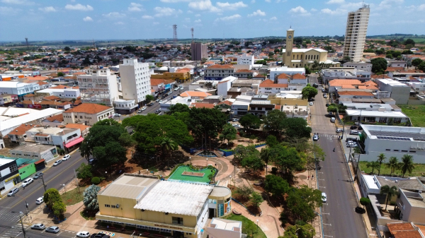 Adamantina (Foto: Fabio Chaves via @adtdrone).