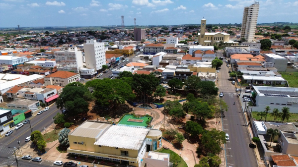 Adamantina (Foto: Fabio Chaves via @adtdrone).