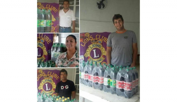 Entidades Assistenciais de Adamantina foram beneficiadas com a doação de refrigerantes (Foto: Assessoria de Imprensa).