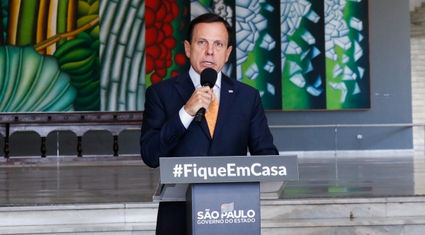 Governador João Dória ampliou para 31 de maio a vigência da quarentena, em todo o Estado de São Paulo (Portal Governo de SP).