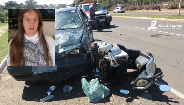 Mulher ficou gravemente ferida, foi socorrida, transferida para o HR de Presidente Prudente, mas não resistiu (Reprodução/Site Jorge Zanoni).