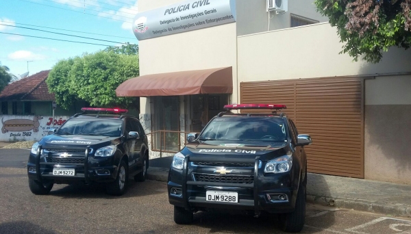Ação que prendeu a funcionária pública foi conduzida pela Polícia Civil de Dracena (Foto: Cedida).