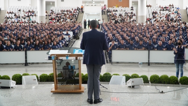 Solenidade de formatura dos 616 novos policiais penais (Divulgação/GovSP).