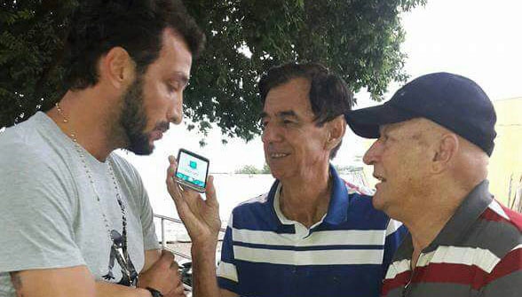 Edu Dracena reconhece importância do técnico Bassan na sua formação esportiva. Declaração foi dada pelo esportista em entrevista ao jornalista José Mário Toffoli (Foto: Facebook: Rildo Xapurí).