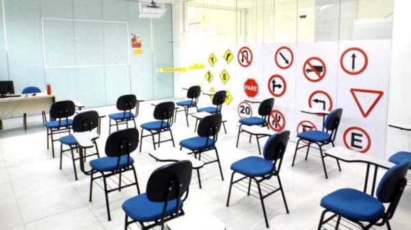 Para evitar aglomerações e não colocar a saúde em risco de alunos e instrutores, a abertura de novas turmas será restrita a 30% da capacidade de cada sala de aula (Reprodução).