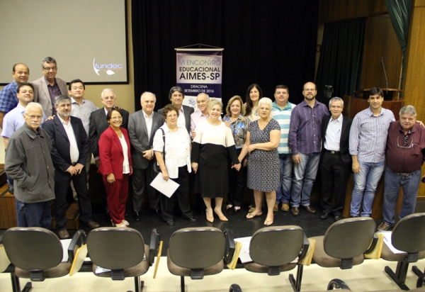 VI Encontro Educacional da AIMES-SP reuniu dezenas de Instituições Municipais de Ensino Superior paulistas em Dracena nos dias 14, 15 e 16 de setembro. (Foto: Fundec Dracena)