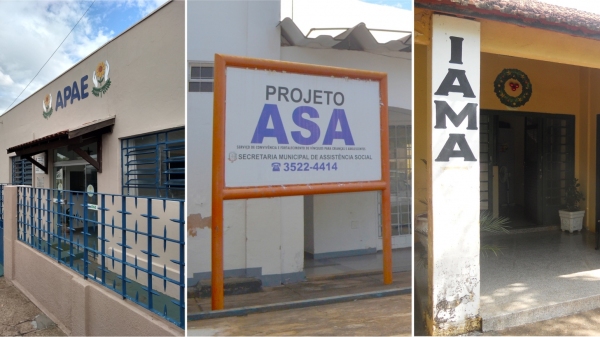 Os recursos da Campanha Imposto de Renda do Bem beneficiam o Lar Cristão, a APAE, o Projeto ASA, o IAMA, a Casa do Garoto, o CRAS e o Lar dos Velhos (AI/IRdoBem).