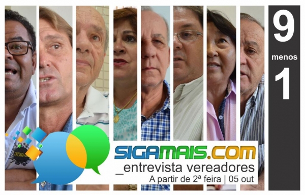 Portal Siga Mais publica a partir de 2ª feira série onde entrevista vereadores