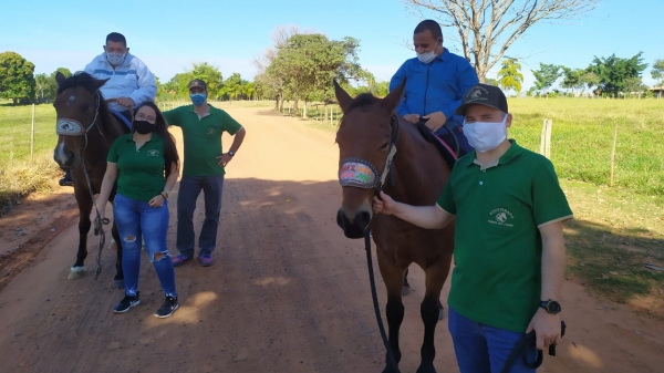 Projeto de Extensão em Equoterapia abrange atuação multidisciplinar (Acervo Pessoal).