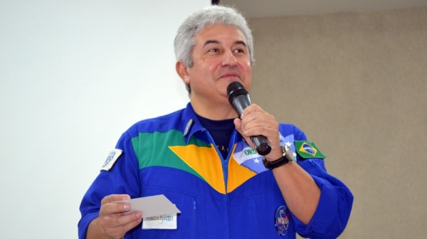 Astronauta Marcos Pontes esteve em Adamantina na 51ª edição do Encontro Regional de Ensino de Astronomia (EREA) pela primeira vez sediado na cidade em julho de 2014 (Arquivo UniFAI).