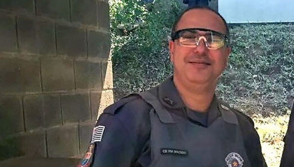 Juliano Macedo, capo da PM lotado em Valparaíso, estava há quase 20 anos na corporação (Foto: Reprodução).