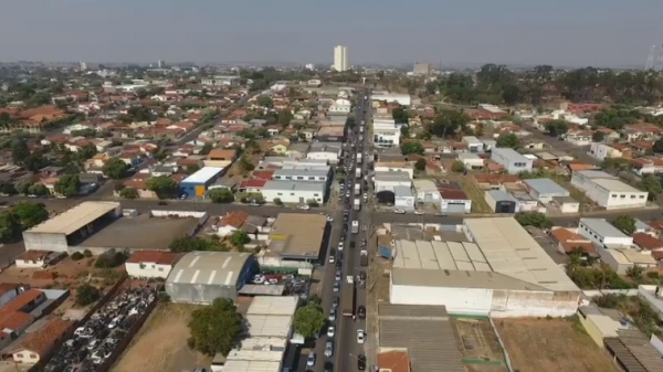 Início do percurso, na Via de Acesso (Imagem cedida: Florada Poços e Irrigação).