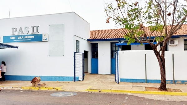 Unidade Básica de Saúde da Vila Jardim estará aberta nesta terça-feira (19) das 17h até às 21h (Foto: AdamantinaNet/Folha Regional).