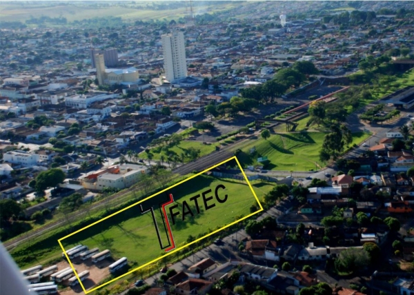 Projeto aprovado define área próxima ao Jardim Brasil para instalação da FATEC de Adamantina (Foto: Tropical Imagens).