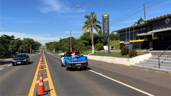 Base da PM Rodovi?ria em Adamantina, na SP-294 (Foto: Siga Mais).