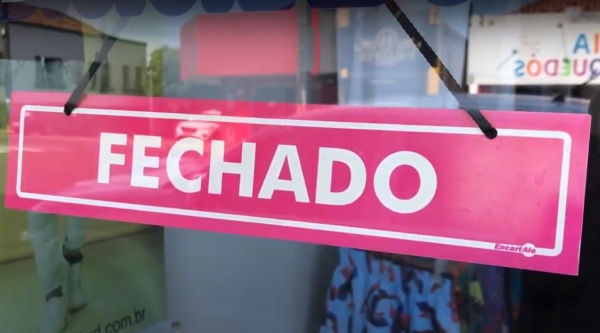 Estudo do Sebrae mostrou também que, no Brasil, mais de 62% dos negócios interromperam temporariamente as atividades ou fecharam as portas definitivamente (Siga Mais).