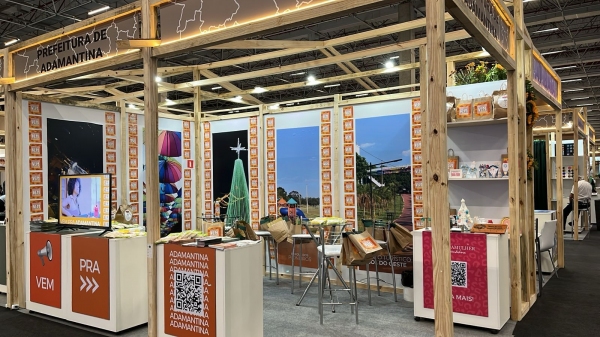 Estande de Adamantina no evento (Divulgação/PMA).