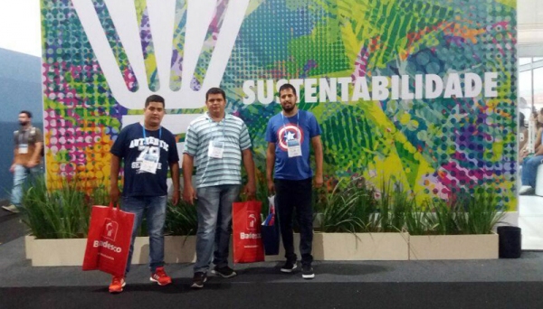 Alunos de Administração e Ciências Econômicas visitam Feira do Empreendedor em São Paulo (Foto: Cedida).