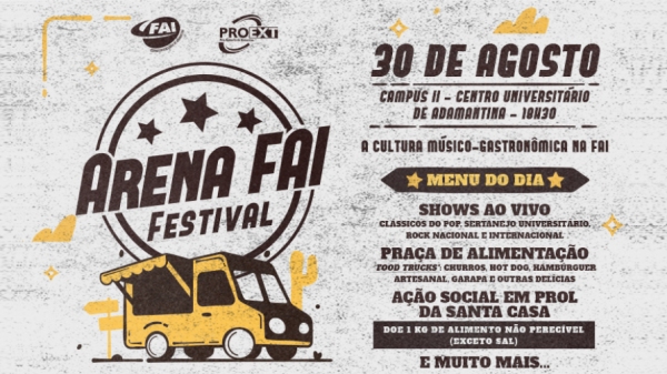 Toda a comunidade está convidada a participar do evento músico-gastronômico (Agência DCOM).