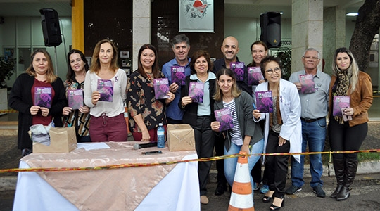 Autoridades participam do lançamento oficial da Cartilha de Enfrentamento à Violência contra a Pessoa Idosa (Da Assessoria).