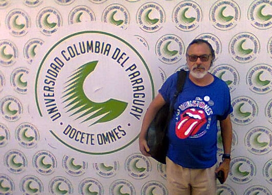 Professor Sérgio Barbosa participou como aluno do Doutorado em Administração da Universidad Columbia Del Paraguay (Foto: Arquivo Pessoal).