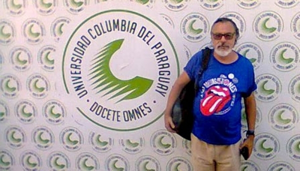 Sérgio Barbosa, na Universidad Columbia Del Paraguay, onde cursa doutorado, produziu série de crônicas, publicadas pelo Siga Mais, e recebeu menção honrosa em congresso de pesquisa (Foto: Arquivo Pessoal).