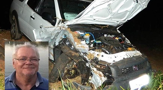 Acidente fez vítima fatal José Antônio Gratão, morador em Pacaembu (Foto/Diego Fernandes/Folha Regional).