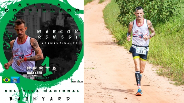 O atleta adamantinense participou da prova no último fim de semana em Franca (@treinosetrilhasoficial).