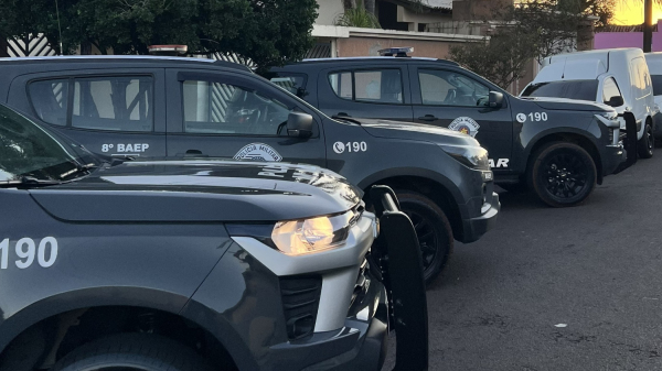 Cumprimento de mandados em Adamantina (Cedida: BAEP/PP).