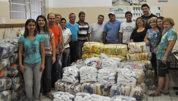 Alimentos beneficiaram dez entidades vinculadas ao Fundo Social de Solidariedade de Adamantina (Foto: Assessoria de Imprensa).