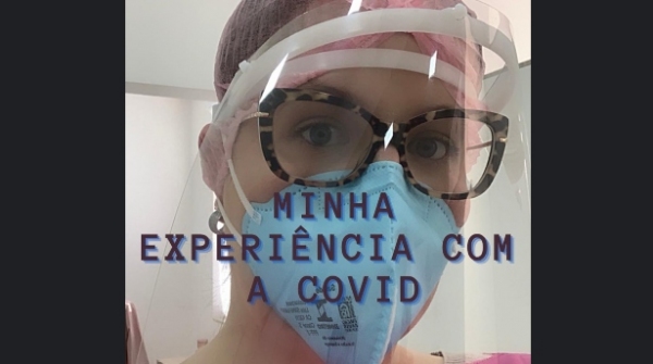 Na postagem aberta em suas redes sociais, a médica contou a sua experiência com a Covid-19 (Reprodução).