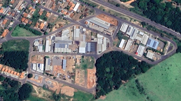 Distrito Industrial Valentim Gatti, no Parque Itamarati (Google Maps).