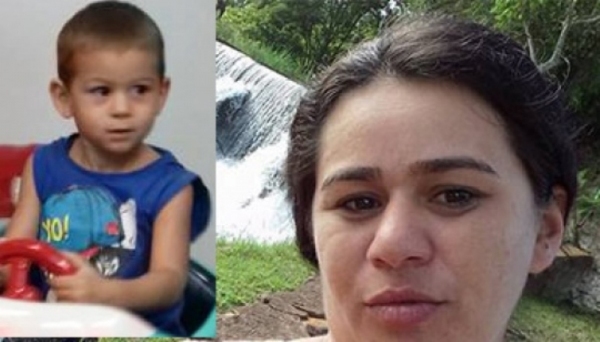 Segundo o IML, Elisangela Fernandes Lopes foi morta por estrangulamento. Já a causa da morte da criança não foi possÃvel determinar (Foto: Reprodução).
