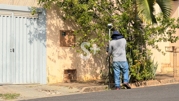 Georreferenciamento das ligacoes de agua em Adamantina (Siga Mais).
