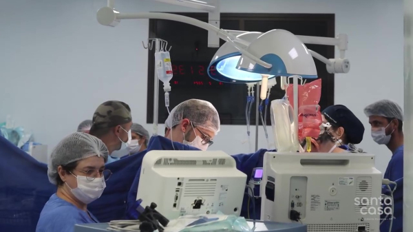 Capta??o de m?ltiplos ?rg?os na Santa Casa de Presidente Prudente (Reprodu??o/Santa Casa Prudente).