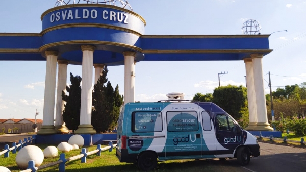 Serviços de internet fibra óptica, acompanhados de 55 canais de TV e áudio digitais chega a Osvaldo Cruz, com a goodU (Divulgação).