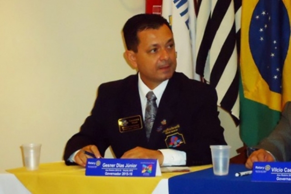 Governador do Distrito 4510, Gesner Dias Junior visita Adamantina nesta sexta-feira (Foto: Cedida).