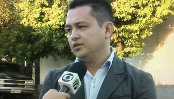 Secretário Municipal de Gabinete da Prefeitura de Adamantina, Gustavo Taniguchi Rufino, em entrevista na manhã desta terça-feira ao Bom Dia São Paulo (Imagem: Reprodução/TV Fronteira).