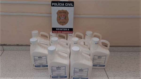 Produtos recuperados pela PolÃcia Civil são avaliados em R$ 120 mil (Divulgação/PC).