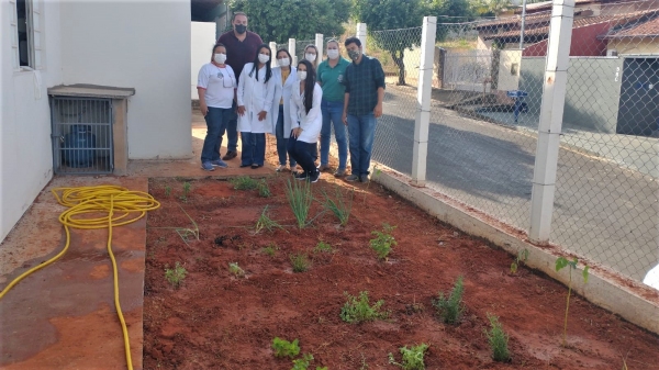 Hora foi instalada no espaço interno da unidade de saúde (Da Assessoria/PMA).