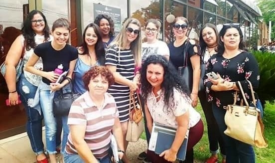 Representantes de Adamantina com os demais participantes do I Encontro Técnico do Fundo Nacional de Assistência Social (Da Assessoria).