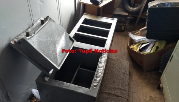 Evento foi realizado no domingo e arrecadação foi guardada em cofre. Assalto foi descoberto na segunda pela manhã, quando funcionários chegaram na entidade e se depararam com o cofre arrombado (Foto: Reprodução/Site Tupã Notícias).