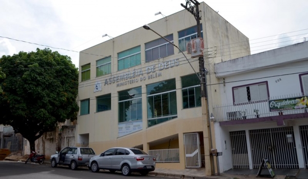 Igreja Evangélica Assembleia de Deus ? Ministério do Belém, fica na rua Nove de Julho, 568, centro, em Adamantina. (Foto: Acácio Rocha).