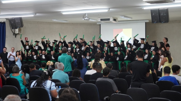 Solenidade de formatura (Cedida/PMA).